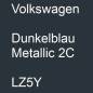 Preview: Volkswagen, Dunkelblau Metallic 2C, LZ5Y.